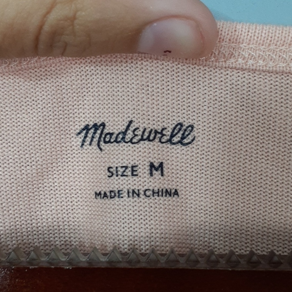 Madewell Whisper Cotton V-Neck Tank - Picture 4 of 9